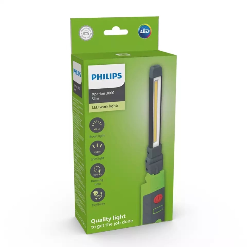 Philips X30SLIMX1 - LED Dimmelhető újratölthető zseblámpa XPERION LED/5W/3,7V 500 lm 2500mAh