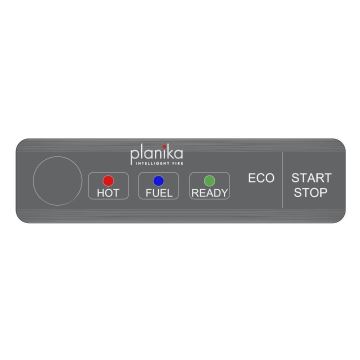 Planika - BIO kandalló távirányítással 20,8x38,5 cm 2,5kW/230V fekete