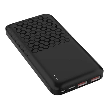 Power Bank Power Delivery 10000 mAh/22,5W/3,7V fekete