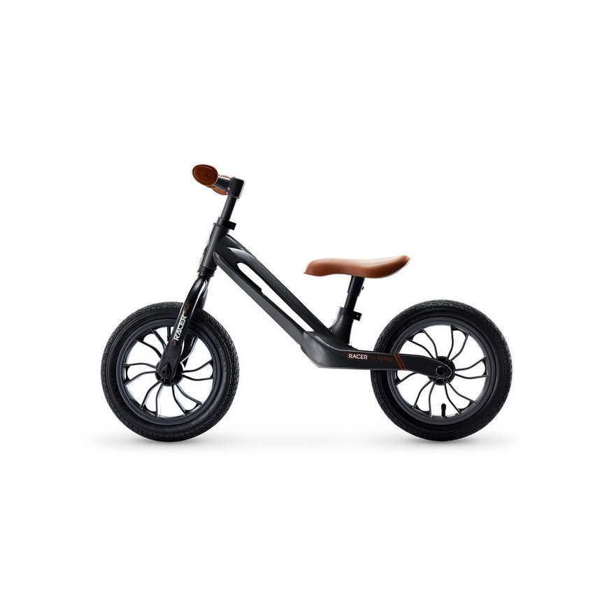 QPlay - RACER AIR futóbicikli fekete/barna