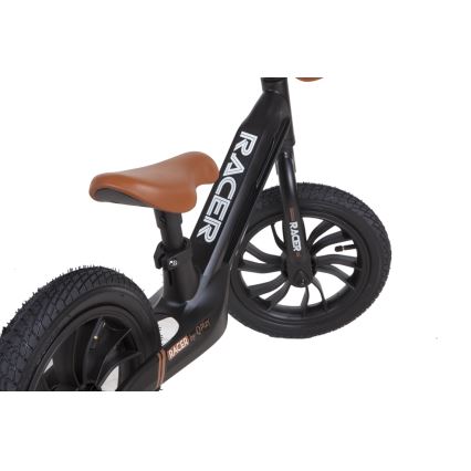 QPlay - RACER AIR futóbicikli fekete/barna