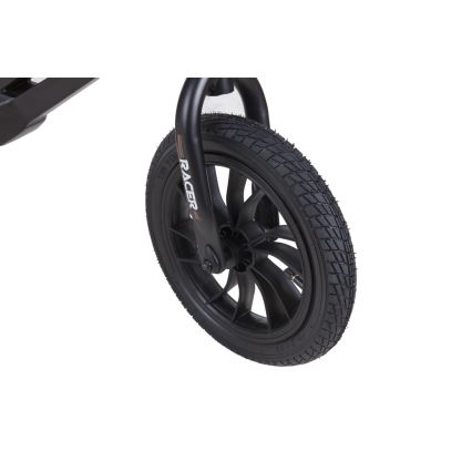 QPlay - RACER AIR futóbicikli fekete/barna