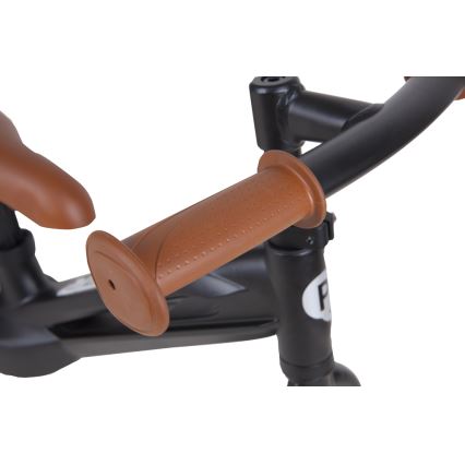QPlay - RACER AIR futóbicikli fekete/barna