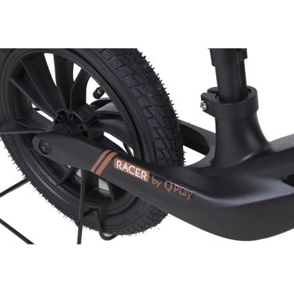 QPlay - RACER AIR futóbicikli fekete/barna