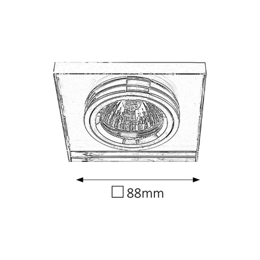 Rabalux - Beépíthető lámpa 1xGU5,3/50W/12V