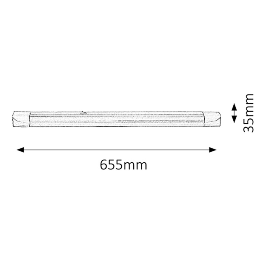 Rabalux - LED konyhai pultvilágítás 1xG13/18W/230V 65,5 cm