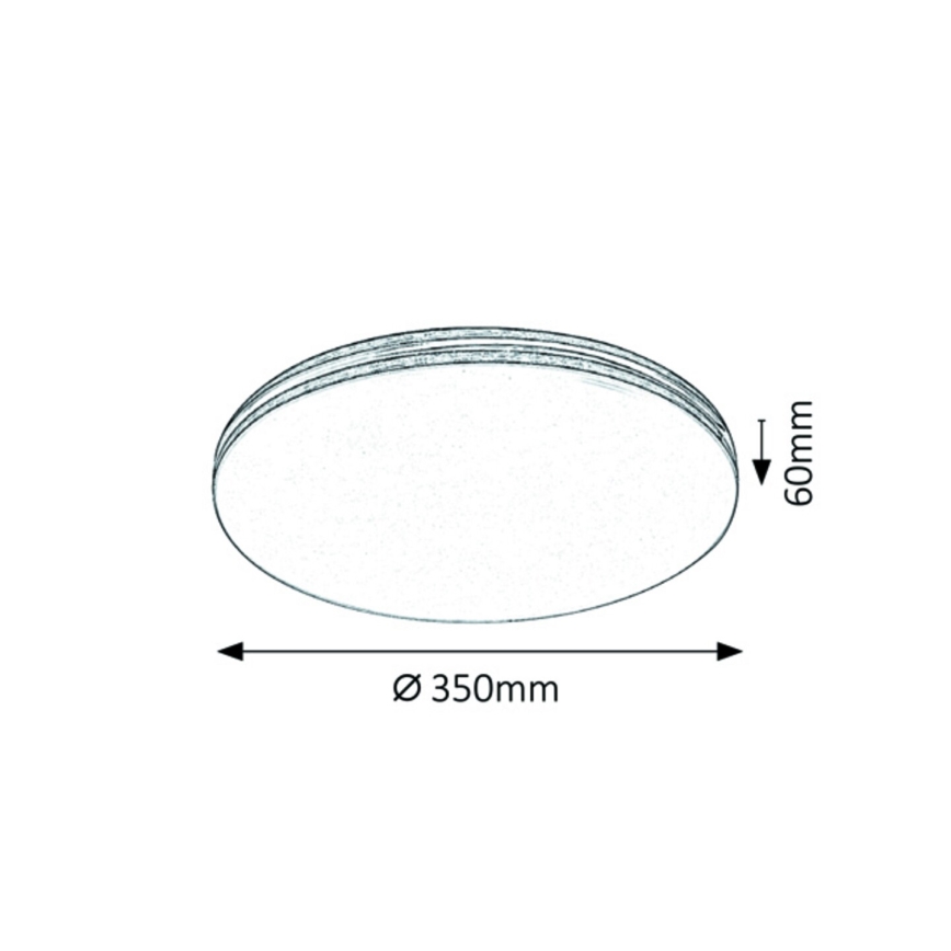 Rabalux - LED Mennyezeti lámpa LED/18W/230V