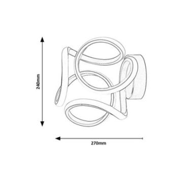 Rabalux - LED fali lámpa LED/11W/230V 3000K