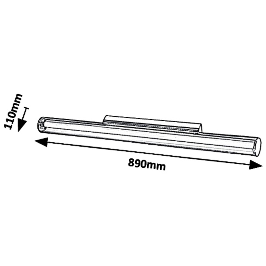 Rabalux 6750 - LED Fali lámpa PAULA LED/18W/230V