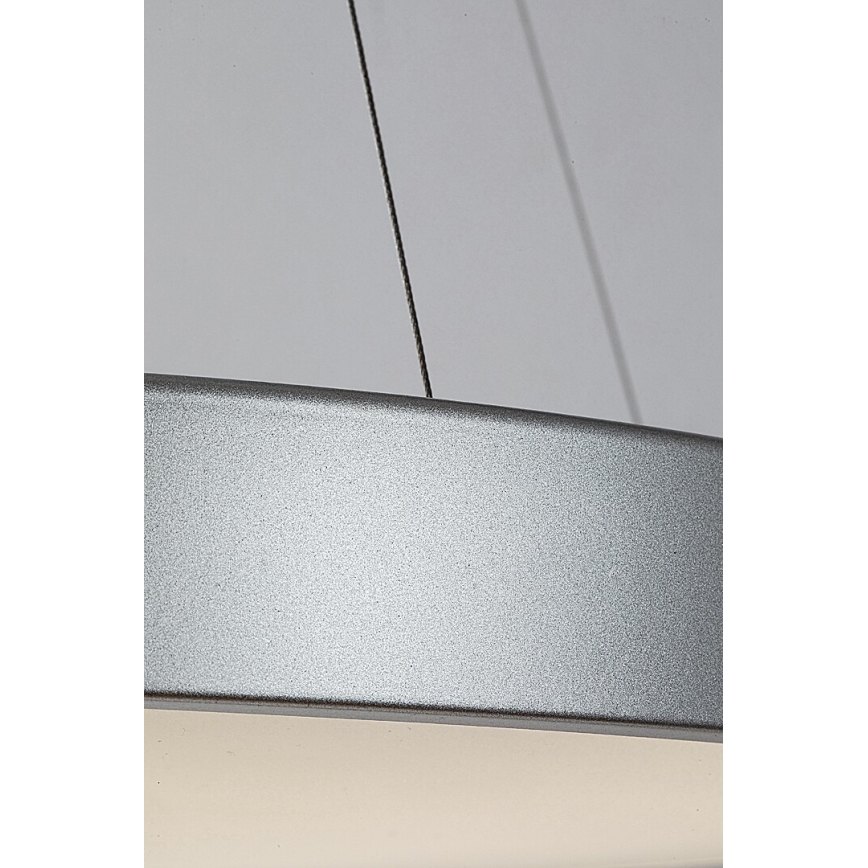 Rabalux - LED Dimmelhető csillár zsinóron LED/60W/230V ezüst 3000-6000K + távirányító