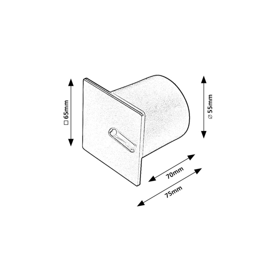 Rabalux - LED Lépcsőmegvilágító LED/3W/230V fehér