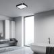 Rabalux - LED Fürdőszobai mennyezeti lámpa LED/48W/230V IP44 4000K 42x42 cm fekete