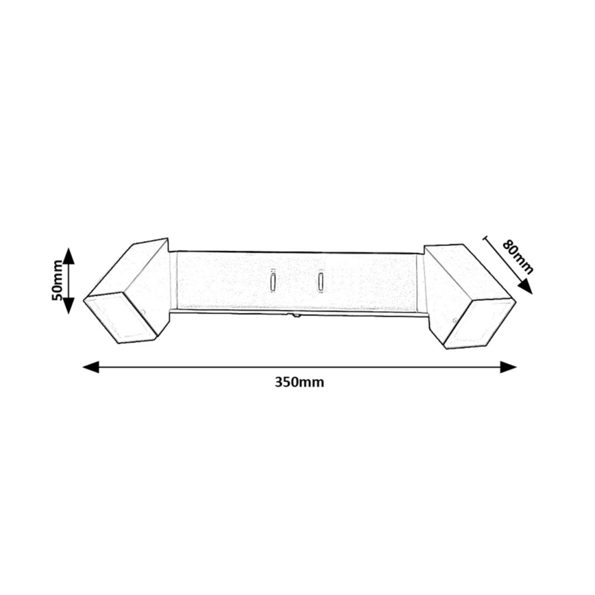 Rabalux - LED Fali lámpa 2xLED/4W/230V 3000K