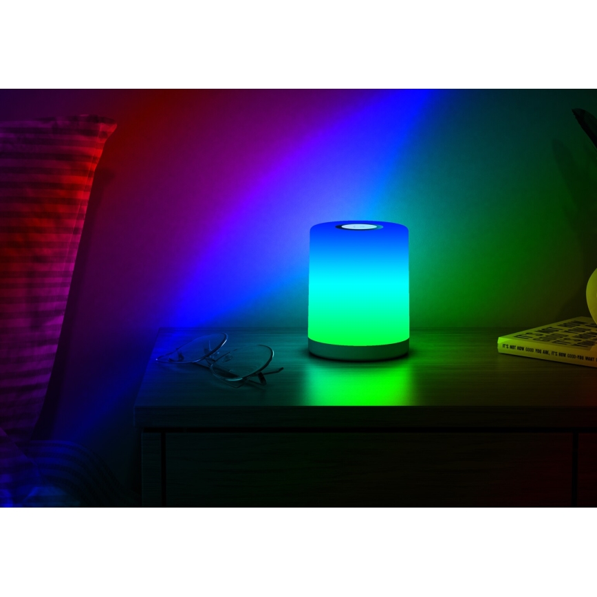 Rabalux - LED RGB Újratölthető asztali lámpa LED/0,8W/5V 1800mAh