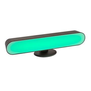 Rabalux - LED RGB Dimmelhető Asztali lámpa tölthető LED/3W/5V fekete + távirányítás
