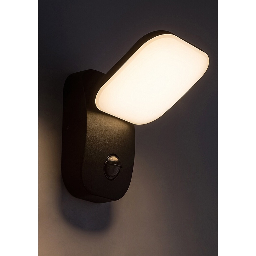 Rabalux - LED Kültéri fali flexibilis lámpa érzékelővel LED/12W/230V IP44