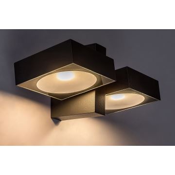 Rabalux - LED Kültéri fali flexibilis lámpa 2xLED/7W/230V IP54 antracit