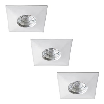 Rabalux - KÉSZLET 3xLED Fürdőszobai beépíthető lámpa 1xLED/4W/230V IP44