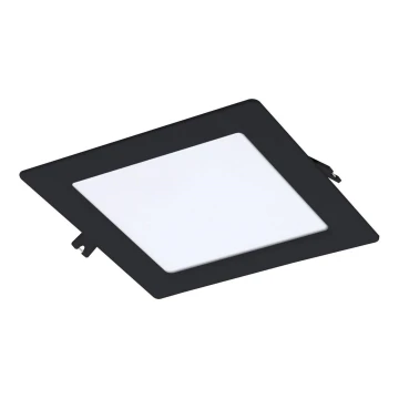 Rabalux - LED Beépíthető lámpa LED/12W/230V 17x17 cm fekete