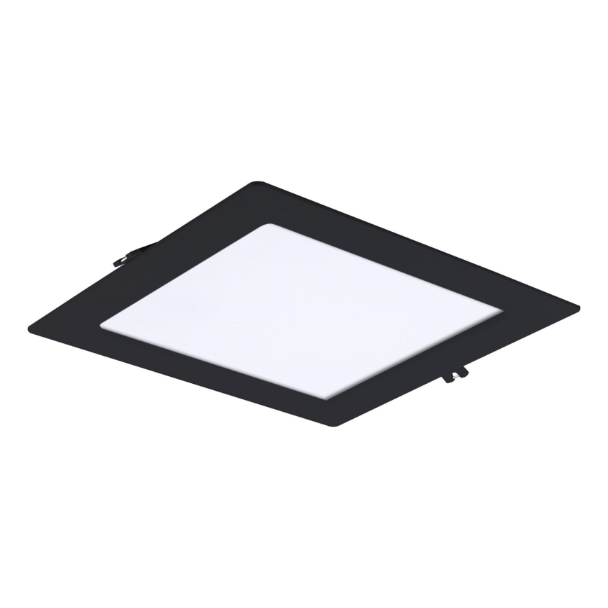 Rabalux - LED Beépíthető lámpa LED/18W/230V 22x22 cm fekete