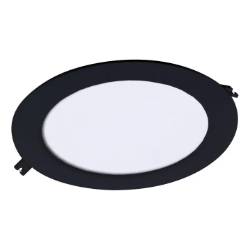 Rabalux - LED Beépíthető lámpa LED/18W/230V átm. 22 cm fekete