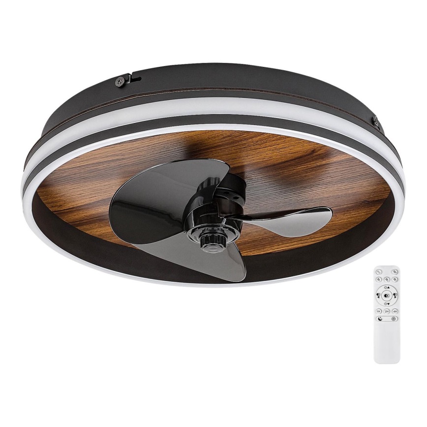 Rabalux - LED Dimmelhető mennyezeti lámpa ventilátorral LED/30W/230V 3000-6500K + távirányítás