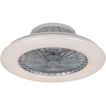 Rabalux - LED Dimmelhető mennyezeti lámpa ventilátorral LED/30W/230V + távirányító 3000-6500K