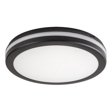 Rabalux - LED Fürdőszobai mennyezeti lámpa LED/28W/230V 3000/4000/6500K IP54 fekete