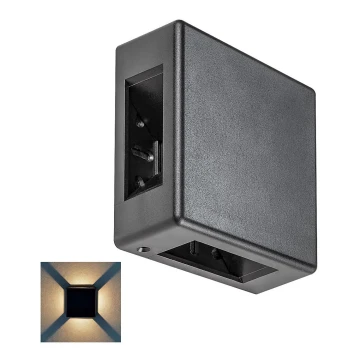 Rabalux - LED Kültéri fali lámpa LED/6W/230V IP54 fekete