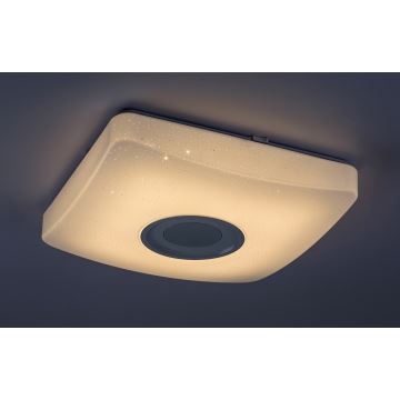 Rabalux - LED RGB Dimmelhető mennyezeti lámpa hangszóróval LED/18W/230V + távirányító