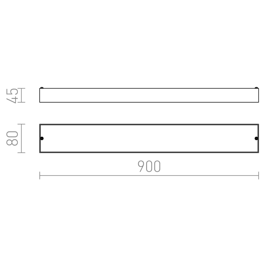 RED - Design Rendl - R11996 - LED Fürdőszobai fali lámpa MARINA LED/14W/230V IP44