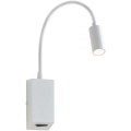 Redo 01-1193 - LED Rugalmas kicsi lámpa HELLO LED/3W/230V fehér