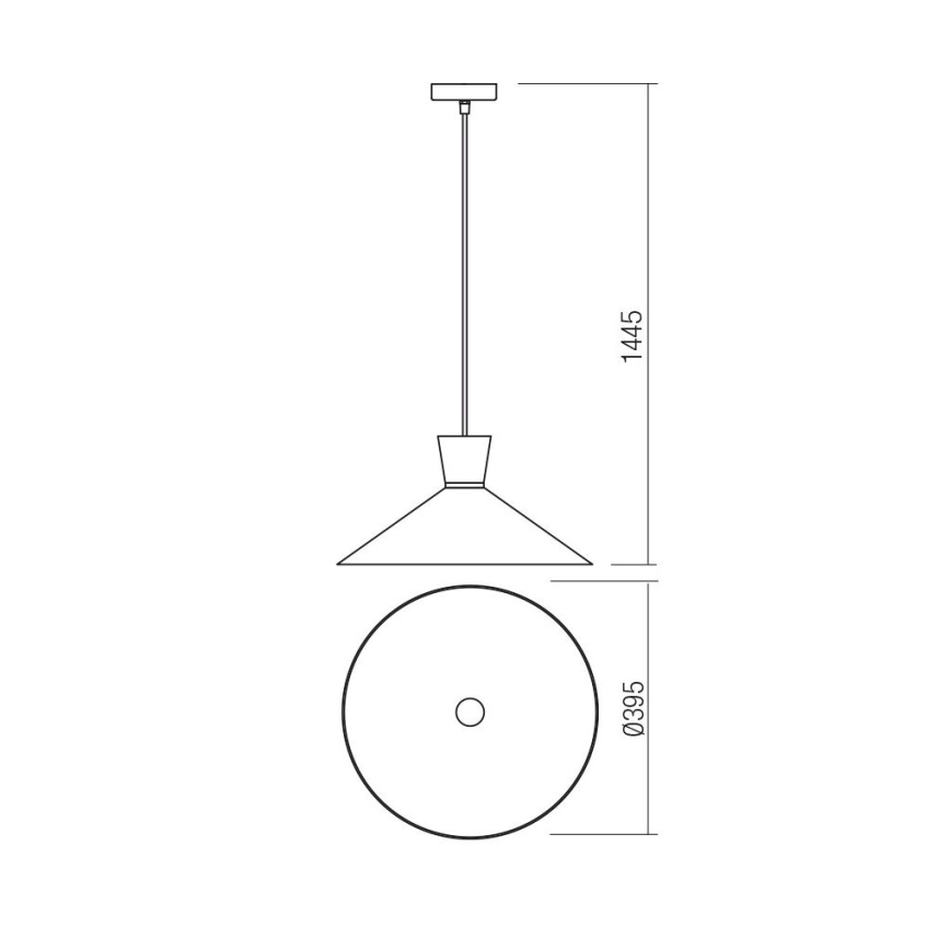 Redo 01-1459 - Csillár zsinóron KIMONO 1xE27/42W/230V fehér