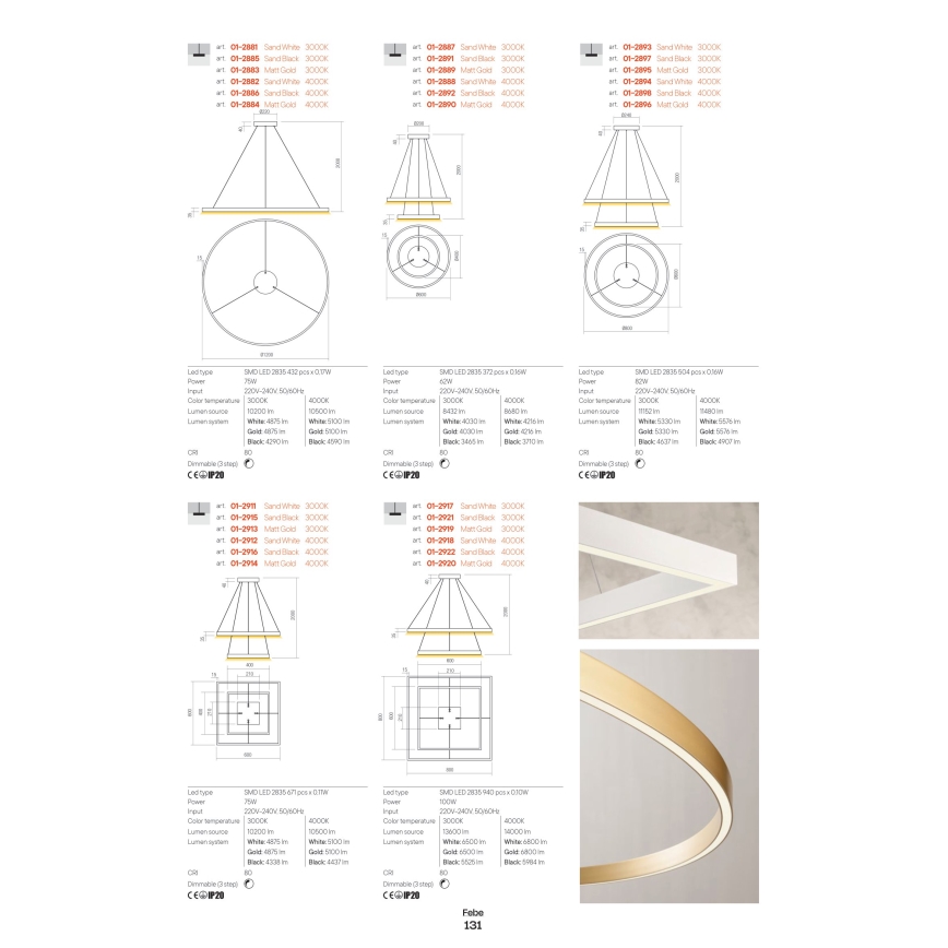 Redo 01-2837 - LED Dimmelhető fali lámpa FEBE LED/24W/230V fekete