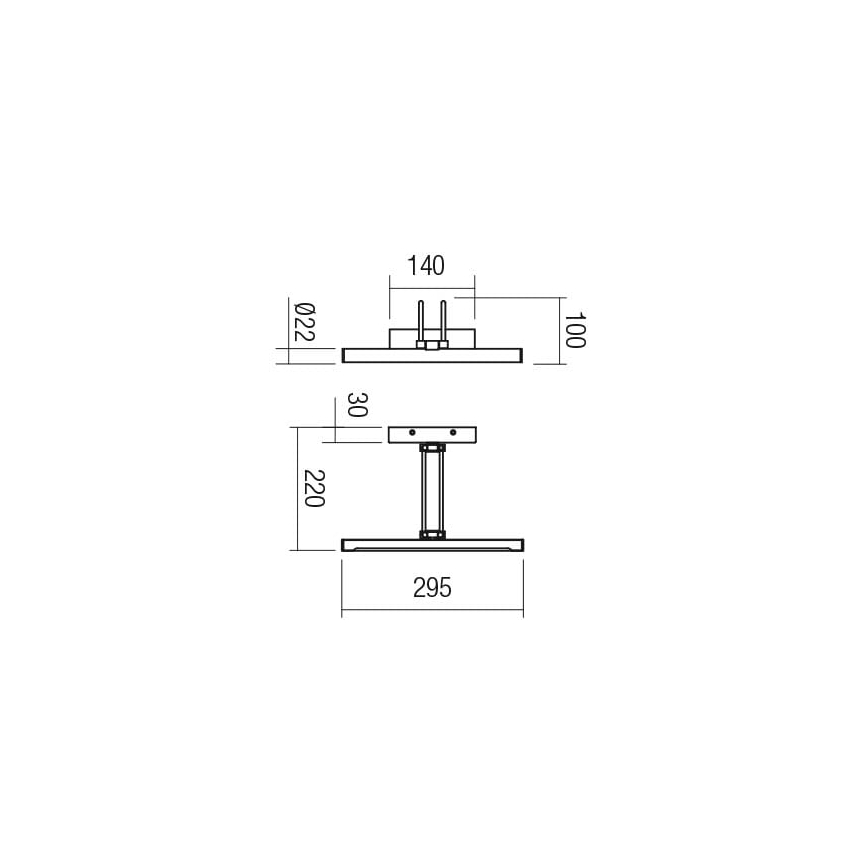 Redo 01-3472 - LED Képmegvilágító IKON LED/7,3W/230V 29,5 cm CRI 92 réz