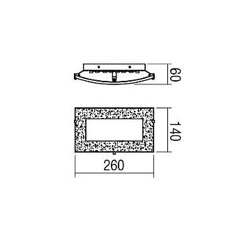 Redo 05-862 - LED fali lámpa ARTEMIS LED/10W/230V arany