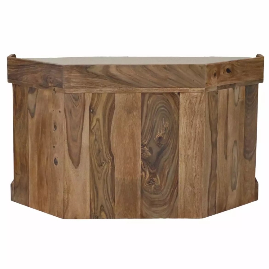 Sarok cipősszekrény RAMI 60x105 cm tömör fa/rózsafa