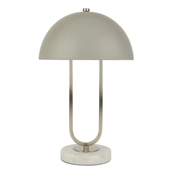 Searchlight - Asztali lámpa DOME 1xG9/7W/230V ezüst