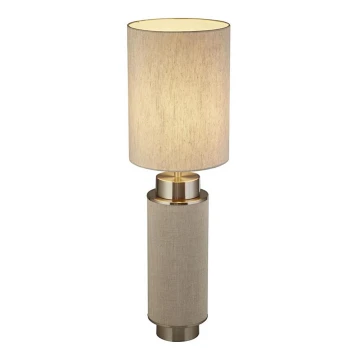 Searchlight - Asztali lámpa FLASK 1xE27/60W/230V bézs