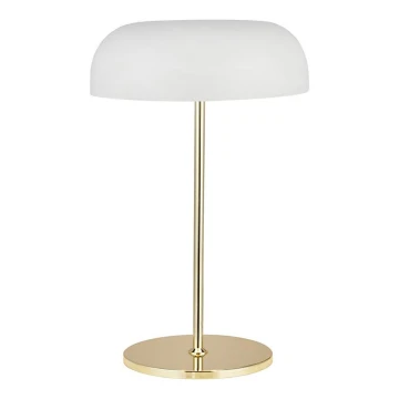 Searchlight - Asztali lámpa HANOVER 2xE14/7W/230V fehér/arany