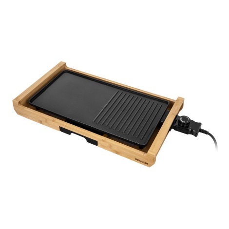 Sencor - Asztali elektromos grill 1800W/230V bambusz