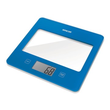 Sencor - Digitális konyhai mérleg 1xCR2032 kék
