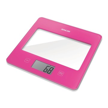 Sencor - Digitális konyhai mérleg 1xCR2032 rózsaszín