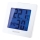 Sencor - Meteorológiai állomás LCD kijelzővel és ébresztőórával 1xAA fehér