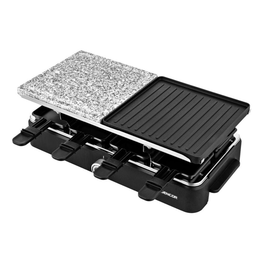 Sencor - Raclette grill kiegészítőkkel 1400W/230V