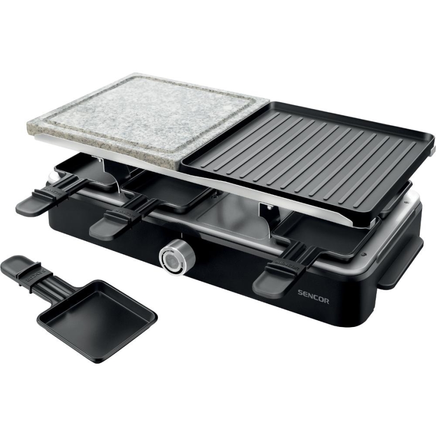 Sencor - Raclette grill kiegészítőkkel 1400W/230V