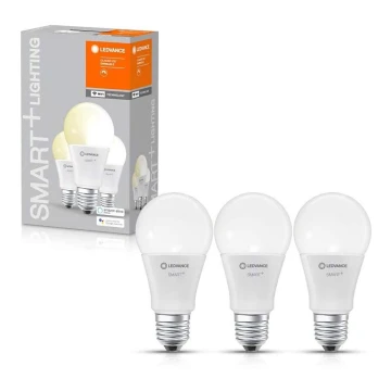 SET 3x LED Dimmelhető izzó SMART + E27/9.5W/230V 2700K Wi-Fi - Ledvance