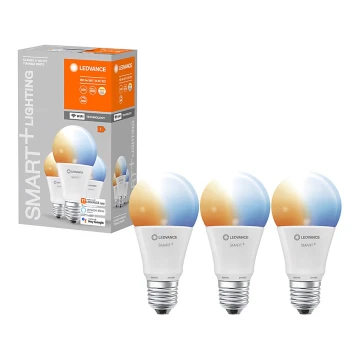 SET 3x LED fényerő-szabályozó izzó SMART + E27 / 14W / 230V 2700K-6500K - Ledvance