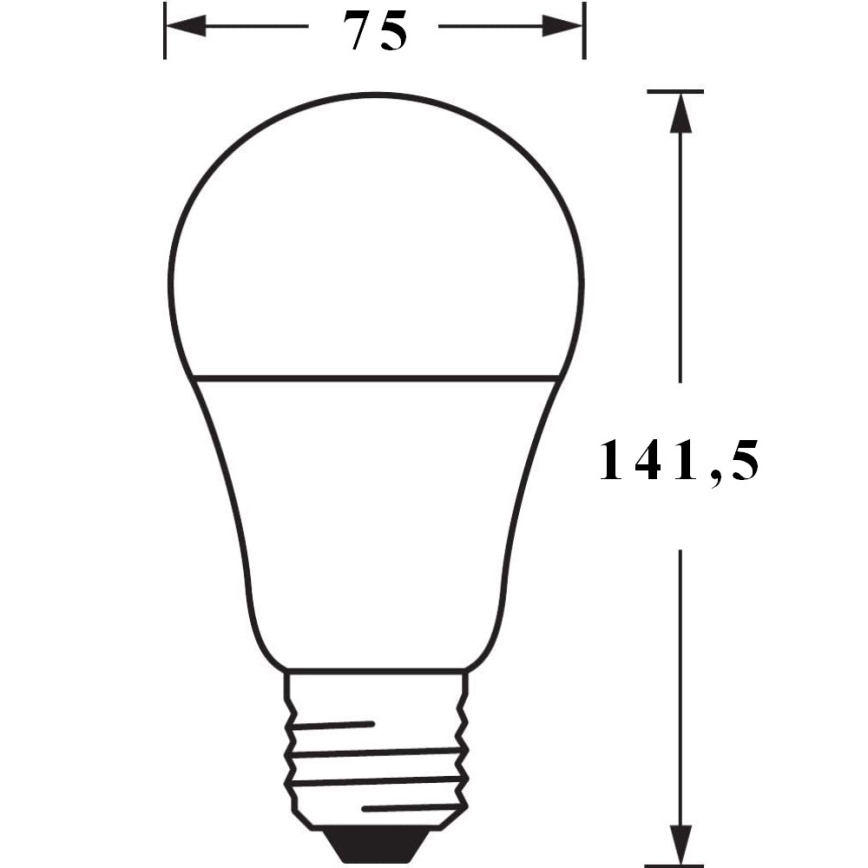 SET 3x LED fényerő-szabályozó izzó SMART + E27 / 14W / 230V 2700K-6500K - Ledvance
