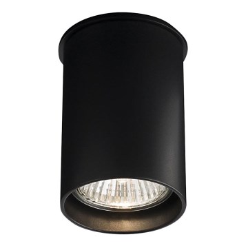 Shilo - Mennyezeti lámpa 1xGU10/15W/230V 9 cm fekete